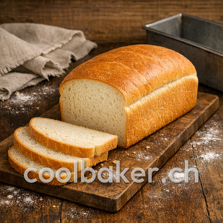 Mildes Buttermilch-Toastbrot aus der Kastenform