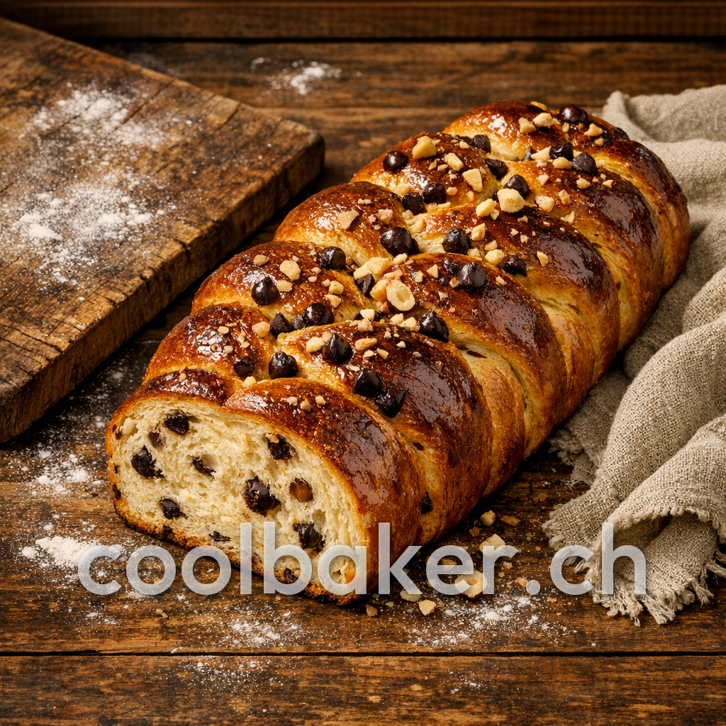 Sunday Chocolate-Hazelnut Braid – Swiss Artisan Bread on coolbaker.ch