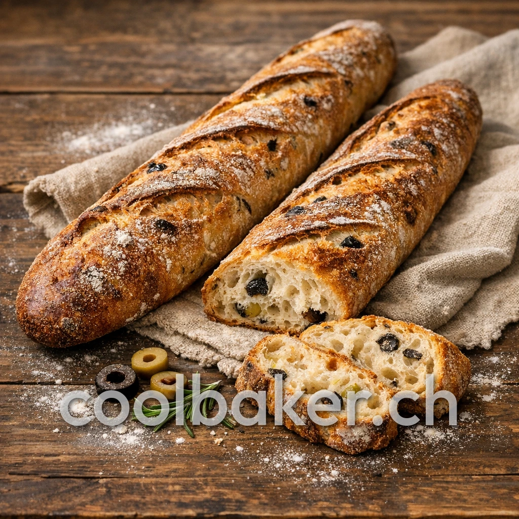 Rosemary Baguette – Swiss Artisan Bread