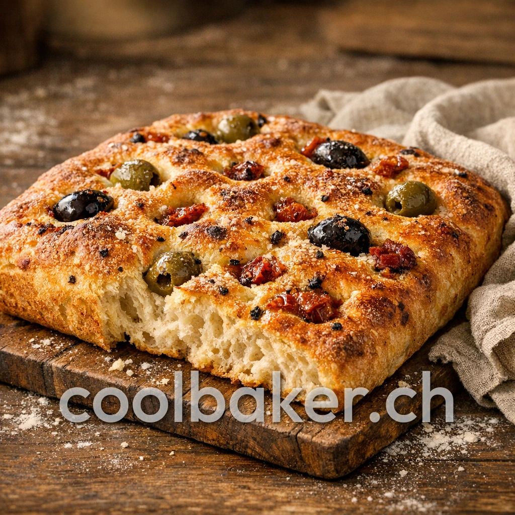 Focaccia della Baia del Sole – Pane Artigianale Svizzero su coolbaker.ch